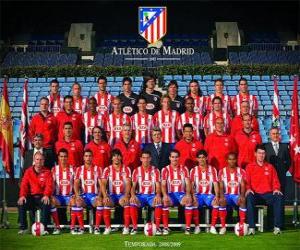 Puzzle Η ομάδα της Ατλέτικο Μαδρίτης 2008-09